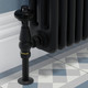 FAR-AG-TB-LS08 - Faringdon Traditional Thermostatic Radiator Valve - Textured Black (Angled TRV) FAR-AG-TB-LS08 - Faringdon Traditional Thermostatic Radiator Valve - Textured Black (Angled TRV)